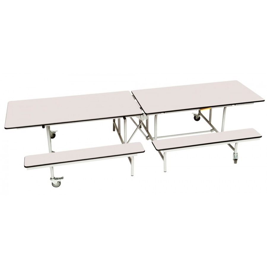 Rectangular Mobile Folding Bench Unit